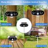 Solar Repellent Ultrasonic Outdoor Pest Bird Squirrel Animal Repeller Waterproof 110 Degree