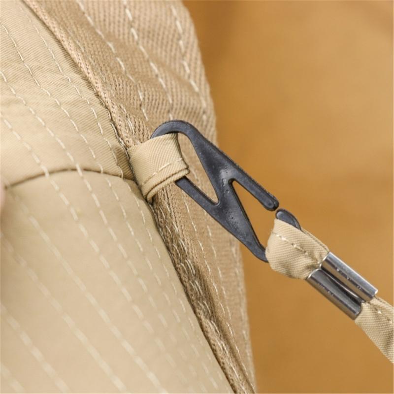 Breathable Fisherman Hat with Sun Protections Foldable Bucket Hat for Hiking and Camping Outdoor Activity Headwear