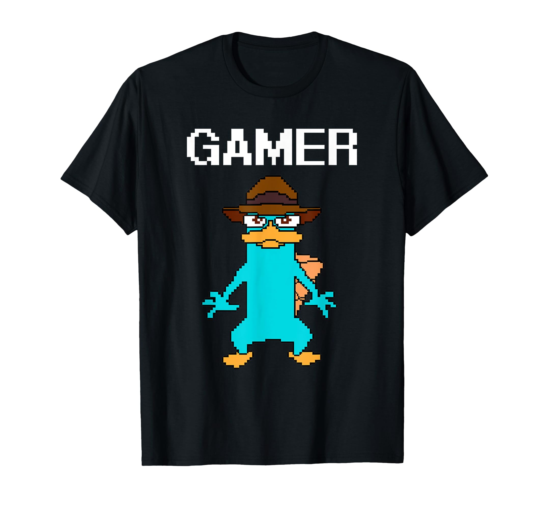 

Disney Phineas and Ferb Gamer Agent P Pixel Shot T-Shirt