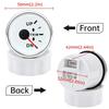 HD 52mm Boat Marine Trim Meter UP-DN Trim Tilt Indicator Meter 2 Inch Trim Gauge 7 Colors Backlight for Inboard Outboard Engine