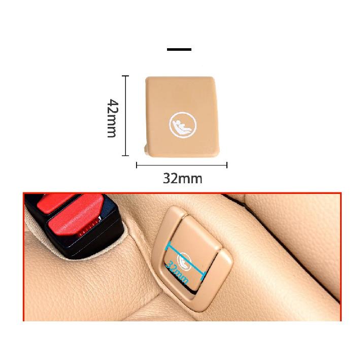 Car Rear Child Seat Fixing ISOFix Cover Hook ISOFIX Cover Child Restraint Switch For Volvo V60 V90 XC40 XC60 S60 S90