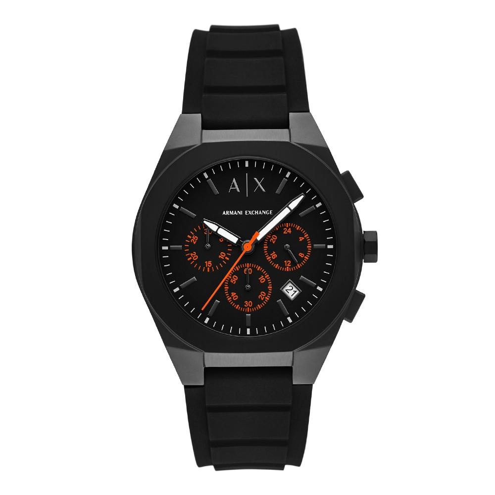 Armani Exchange Men S Urethane Sync Chronograph Watch Ax4198 AX4198