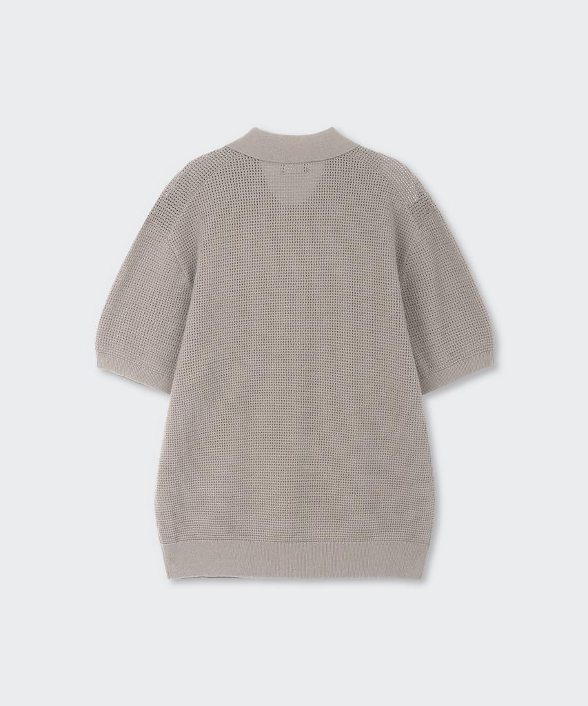 Musinsa Standard Crocheted Knitted Polo Shirt [Mushroom]