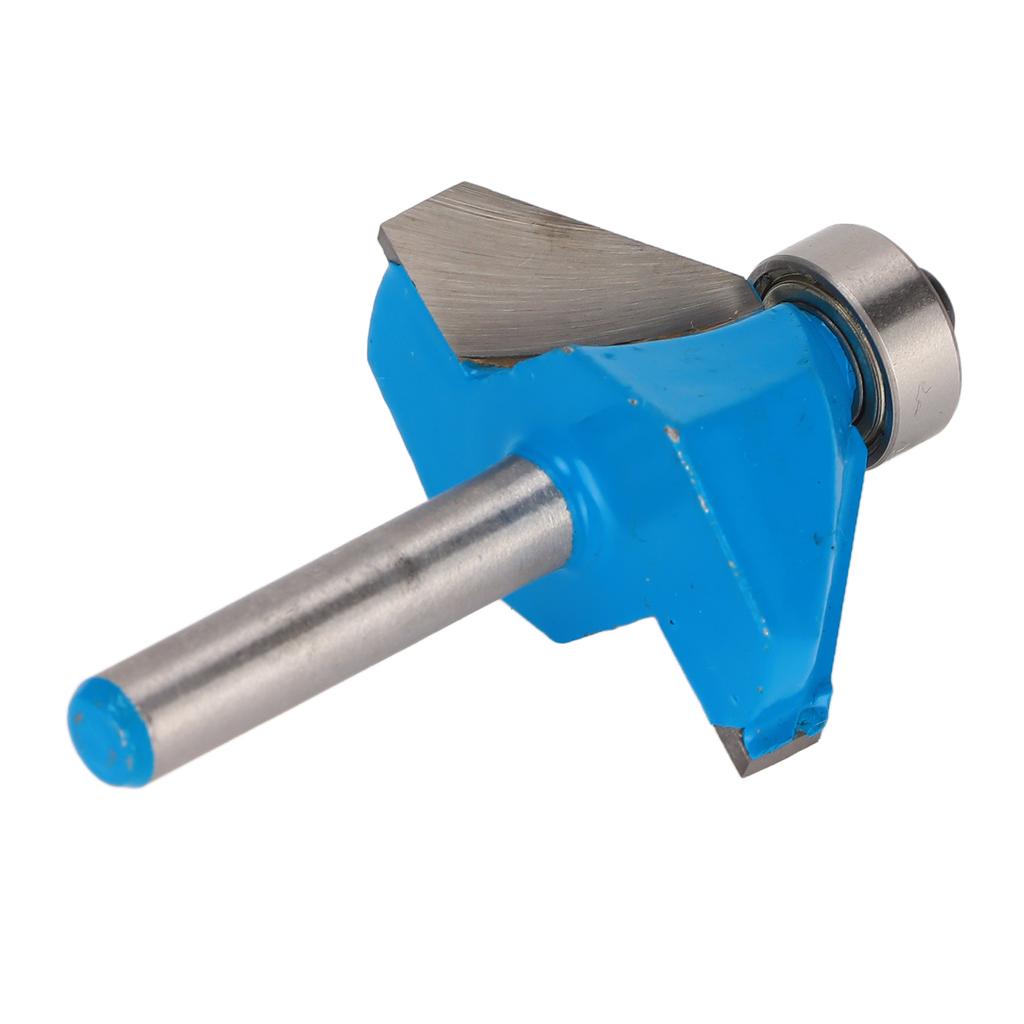 Router Bit 45 Degree 14in Round Shank Chamfer Tool with Top Bearing for Woodworking14x58
