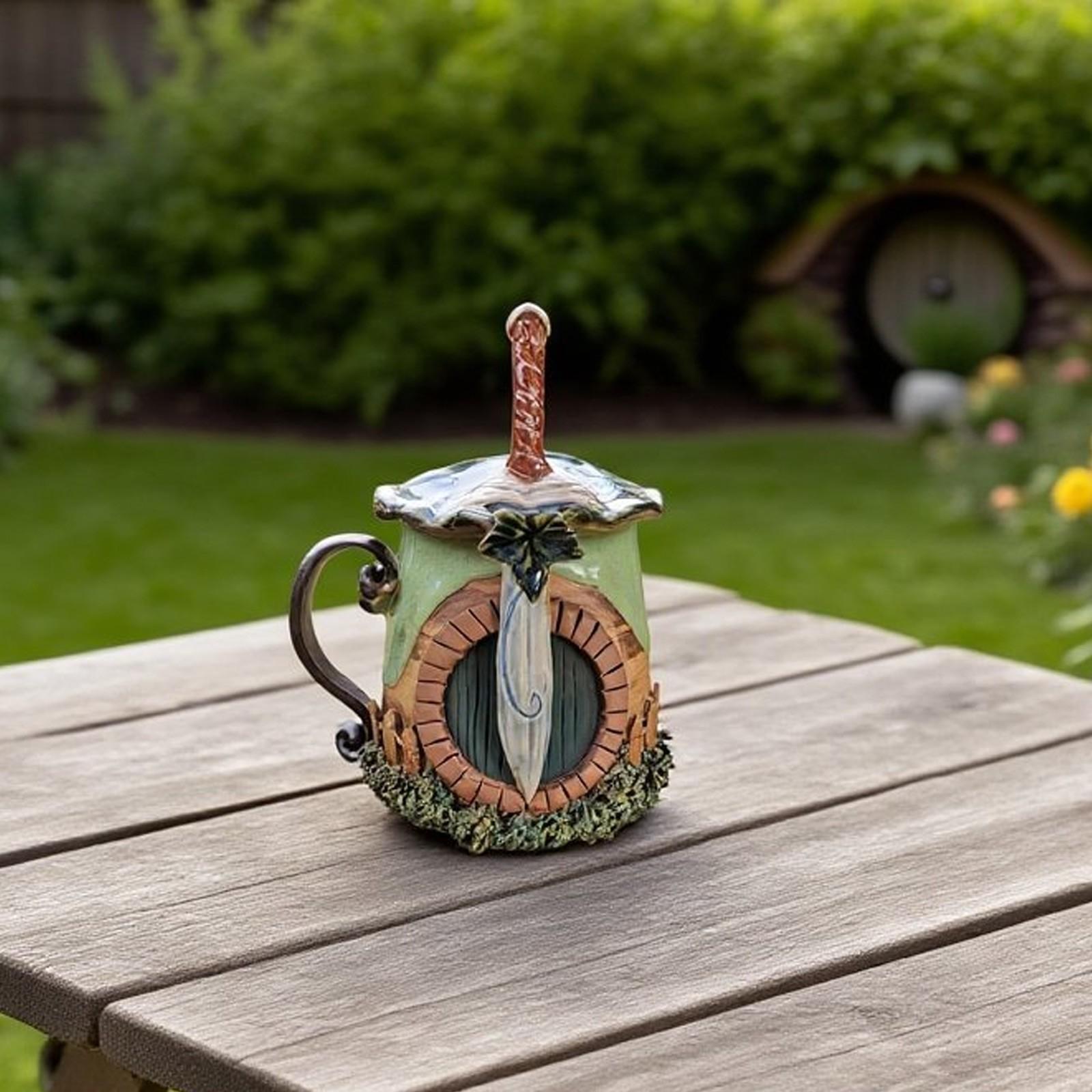 

Large-capacity Ceramic Mug With Fun Character Decoration One Size