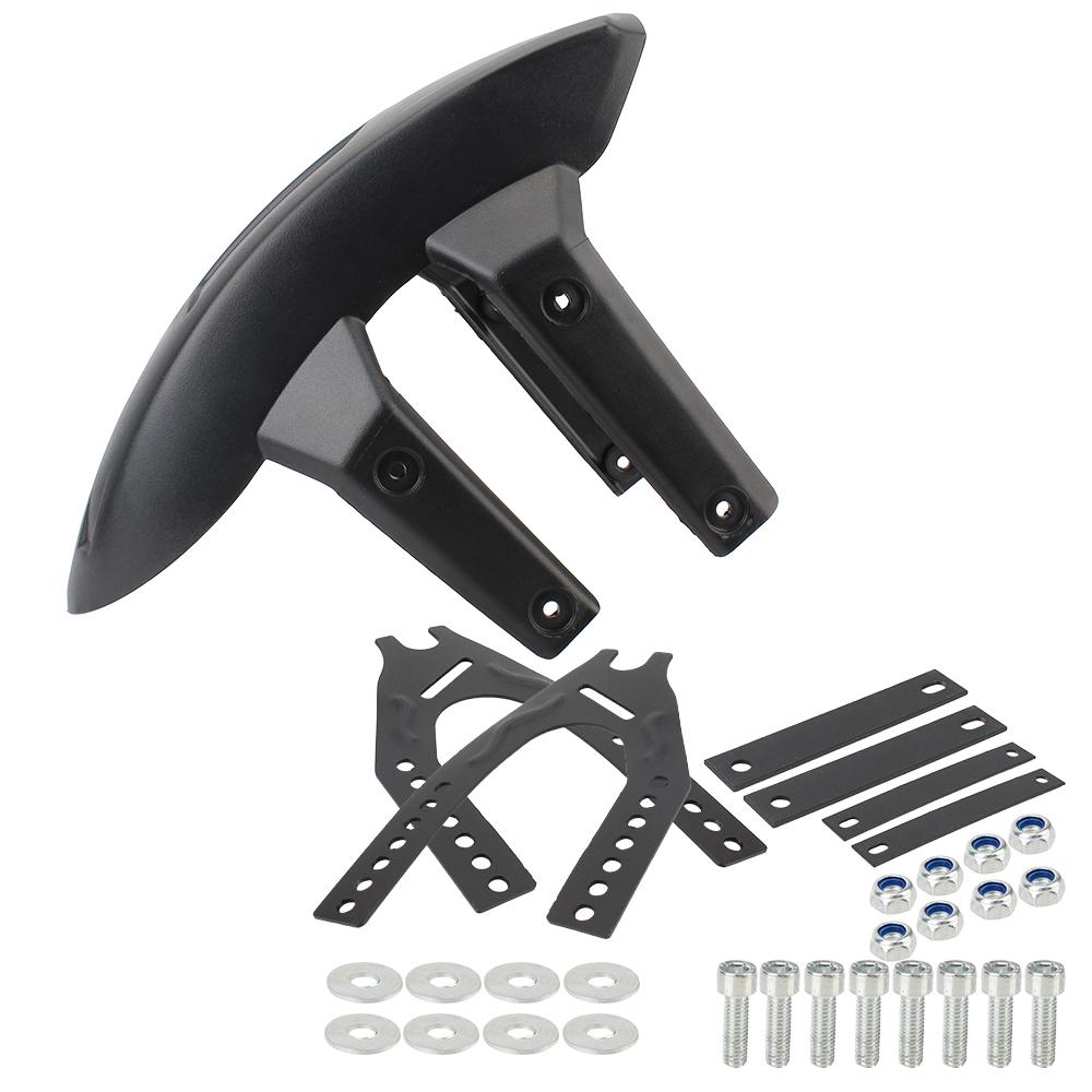 

Plastic With Bracket Mudguard Splash Guard Motor Accessories Universal Motorcycle Rear Wheel Fender Cover чёрный