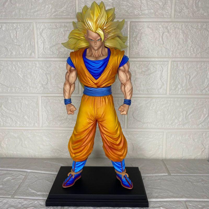 Jt Studio Super Saiyan 3 Dragon Ball Goku Figure Ssj3 Hot Toys Figure Detachable Movable Action Figure Pvc Anime Model Ornament