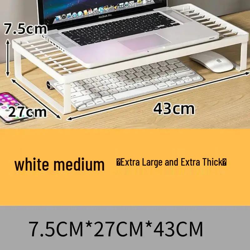 Bold Desktop Storage and Notebook Cooling Stand with Keyboard Tray