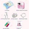 Children Digital Camera Toy Instant Print for Kids Thermal Print Camera Instant Photo Printing Camera Video Toys+32G Memory Card