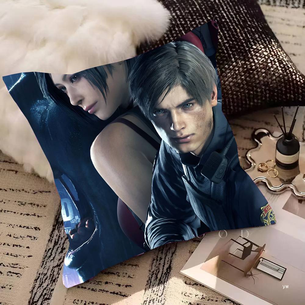 

Гра R-Resident Leon Kennedy Evil Наволочка Квадратна Подушка Спальня Диван Відпочинок Комфортна Подушка Автомобіль Вітальня Домашній Декор 16x16Inch