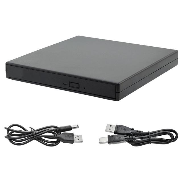 USB 2.0 External Optical Drive: Read/Write DVD & CD Burner for Computers