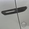 Air Knife Edge Lamp Door Exterior Decoration Real Carbon Fiber Sticker Cover Trim For BMW 7 Series F01 2009-2014 Car
