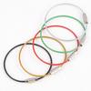 10 Pezzi Gadget Strumento con Chiusura a Vite Portachiavi Portachiavi Anello Cerchio Corda in Acciaio Inossidabile