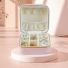 Portable Jewelry Box European Princess Travel Korean Hand Jewelry Jewelry Bag Earrings Ring Small Storage Box