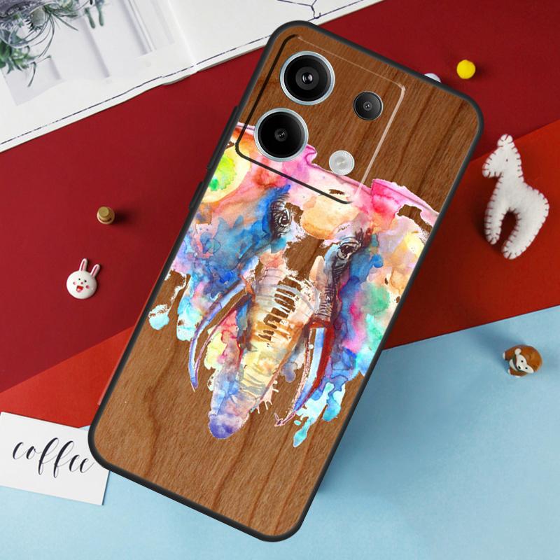 Natural Bamboo Wood Pattern Print Case For Xiaomi Redmi Note 14 Pro 13 12 11 10 15 Pro Plus Redmi 14C 15C 10C 12C 13C 15 Cover