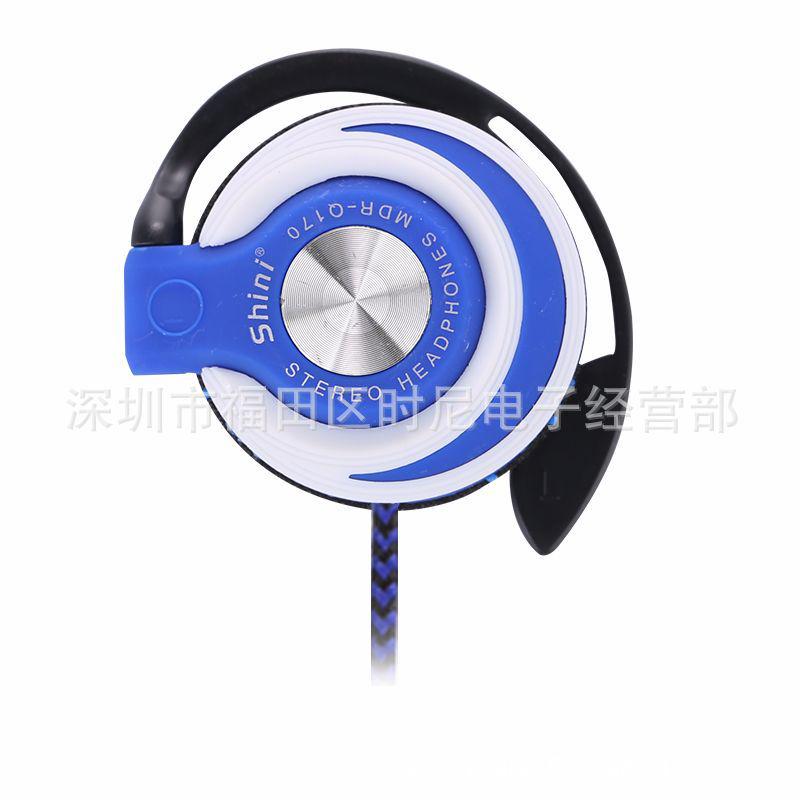 

Macaron Q170 Ear Hook Earphones with Deep Bass for Online Classes and Sports синій