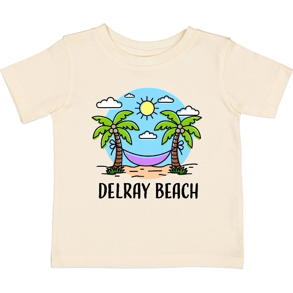 Inktastic Summer Vacation In Delray Beach Baby T-Shirt Florida Spring Break Palm 120