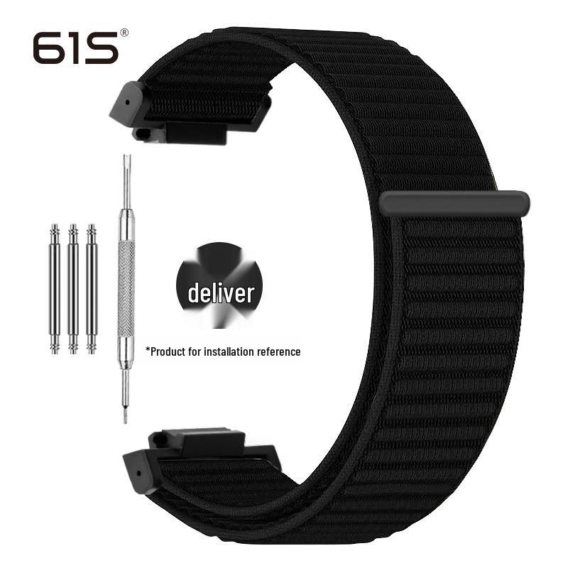 Breathable Woven Watch Band for Casio DW5600, GA2100, GA900 Men's Sports Models.