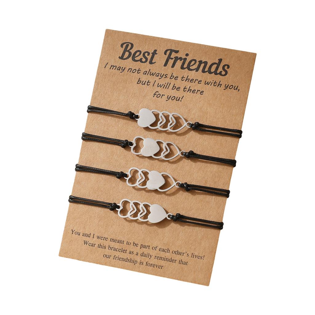 1 Set Long Woven Friendship Bracelets Handmade Adjustable Anklets Woven Bracelets Rope Bracelets Perfect for Daily