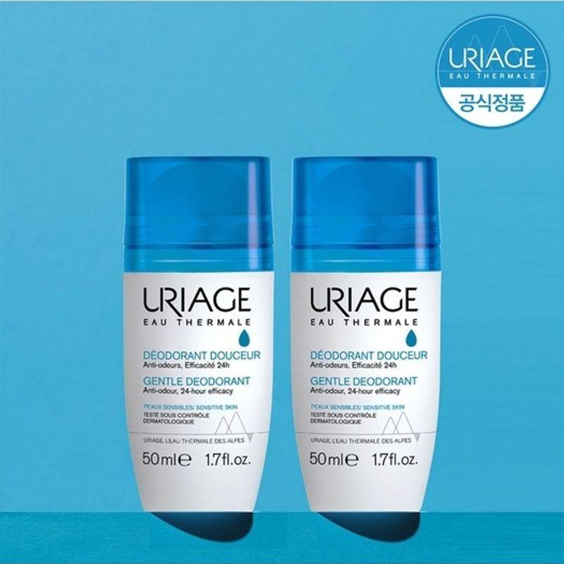 Uriage Deodorant Douceur (Roll-on Type) 50ML X 2 FREE