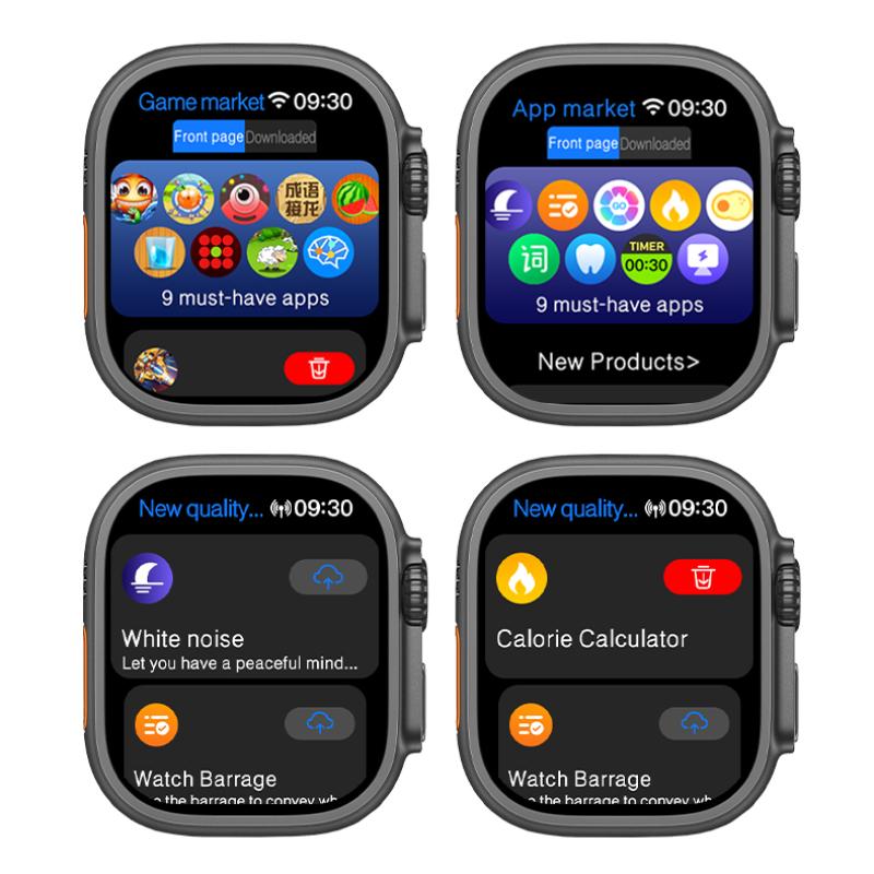 HK11 ULTRA 3 Smartwatch 2025 49mm AMOLED 2G ROM AI Chat Robot Bluetooth Network Call Clock NFC Compass Smart Watch Men Women