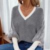 Women's Casual Sweater New V-Neck Tops