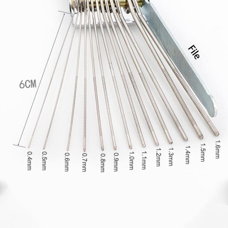 Guitar Nut Files Needle Nut Slotting File Sawing Rods Polishing Grinding Guitar Files for Accurate String Action Adjustment