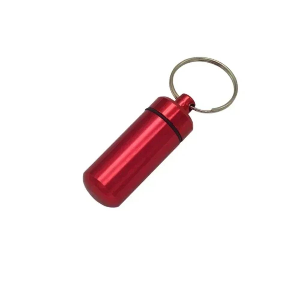 Neue Heiße Tragbare Mini Wasserdichte Aluminium Pillendosen Behälter Box Organizer Aufbewahrung Tabletten Medizin Vitamin Pillendosen Fischöle