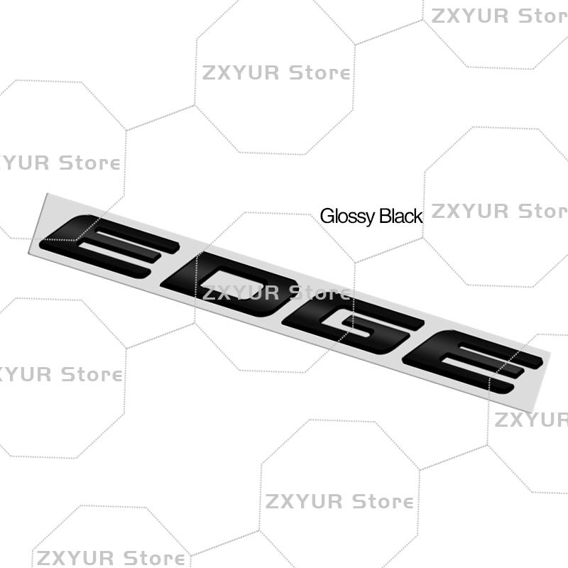 Metal For Ford Edge Emblem Car Rear End Sticker Letter Badge Decal Body Trunk Decor Accessories Styling
