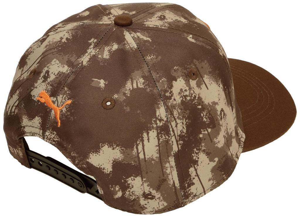 PUMA Golf P AOP P Logo Cap in Espresso Brown Men's (026035)