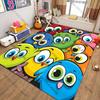 Super niedlicher dekorativer Teppich für Kinderzimmer, Teppich mit Vogelmotiv, rutschfest, schallisolierend, Fußmatte für Wohnzimmer, Schlafzimmer, Eingangsbereich