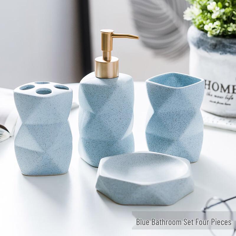 OIMG Ceramic Bathroom Accessory Set