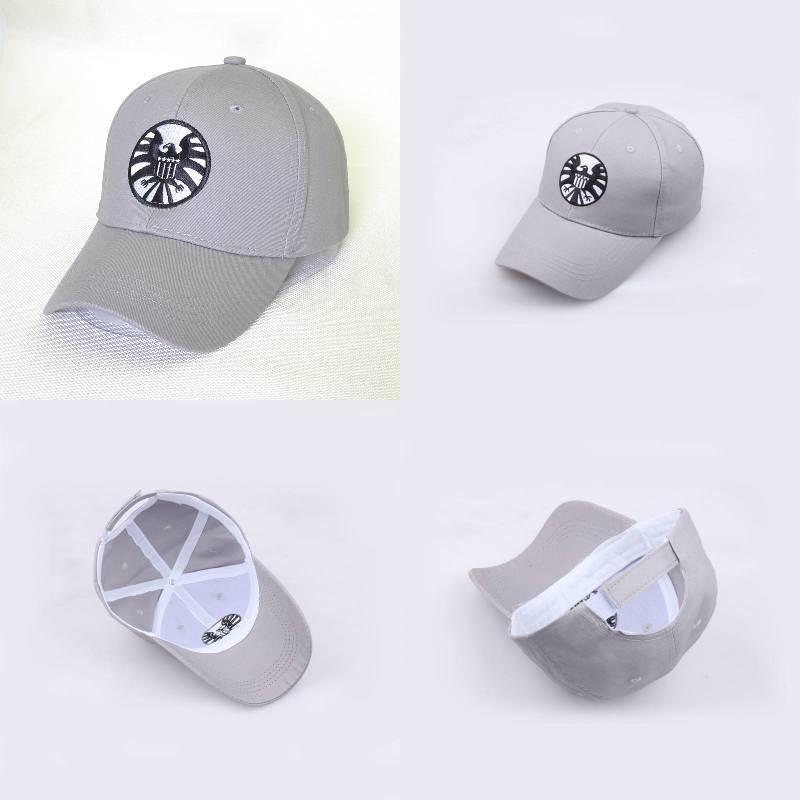 Agents Of Shield Cartoon Grey Baseball Caps Outdoor Casual Hats Women Men