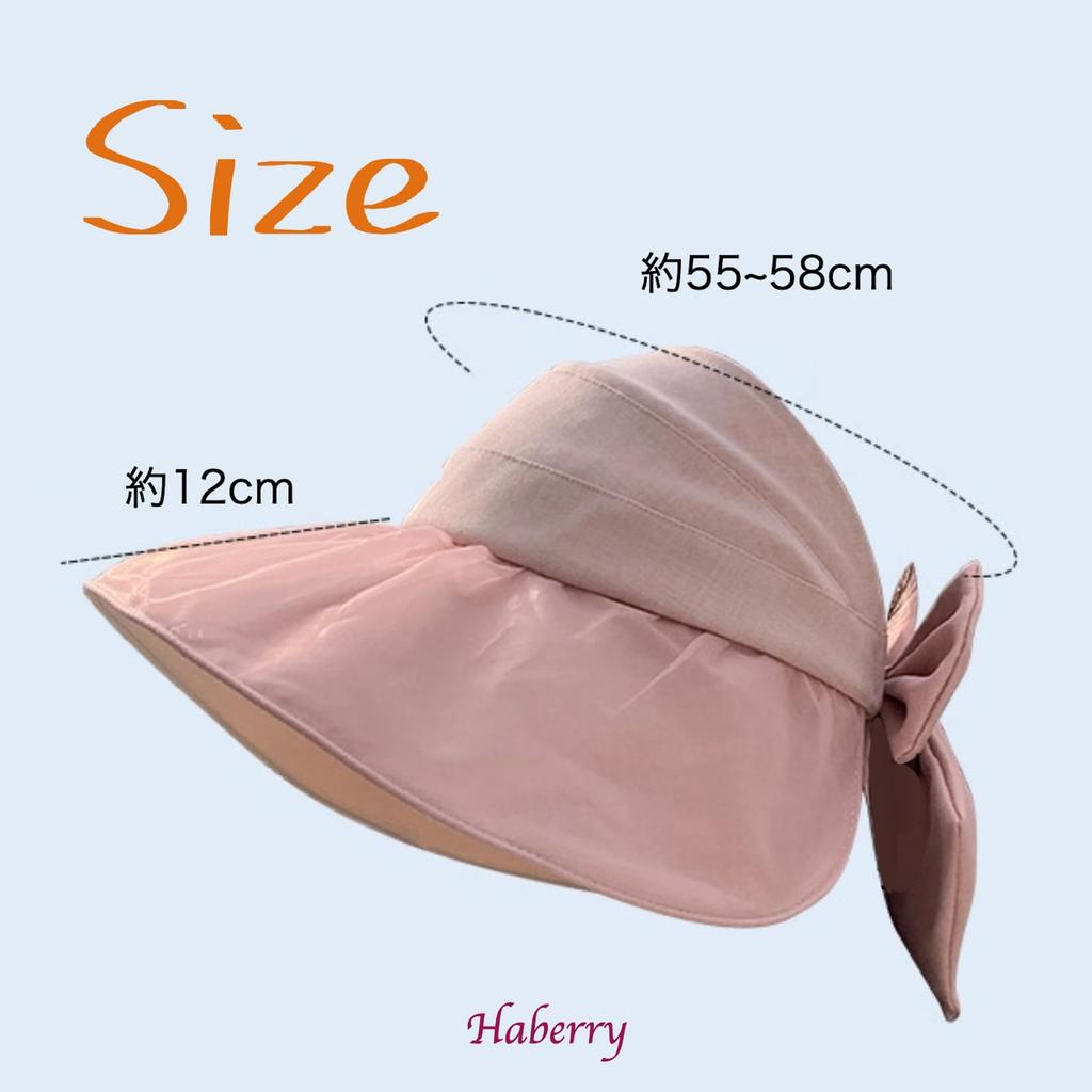 Haveli Ribbon Sun Visor UV Perfect for Bucket Wide UV Sun One Hat, Protection, Stylish, Women's, Foldable, Stylish, Driving, Casual, Outdoor, Golf,