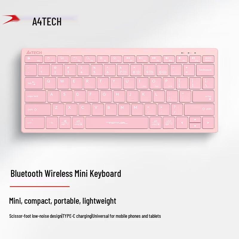 A4Tech FBX51C Wireless Bluetooth Scissor-Switch Keyboard