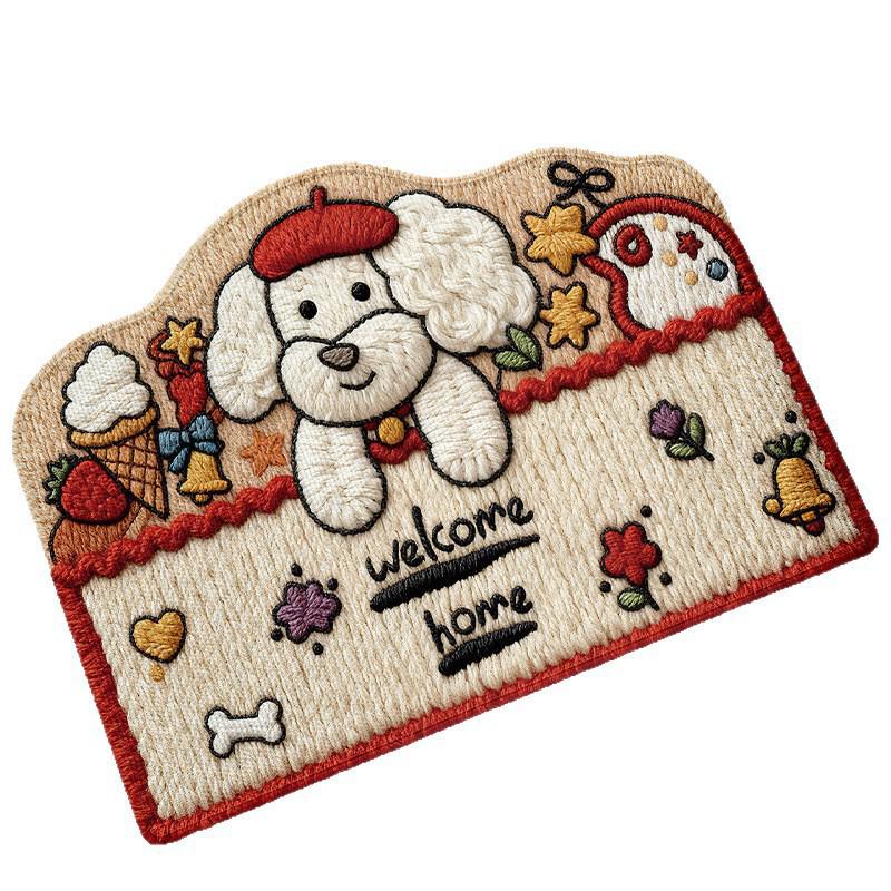 Creative 3D Cartoon Animal Quick-Dry Bathroom Mat – Water-Absorbent Diatom Mud Decorative Entry Mat