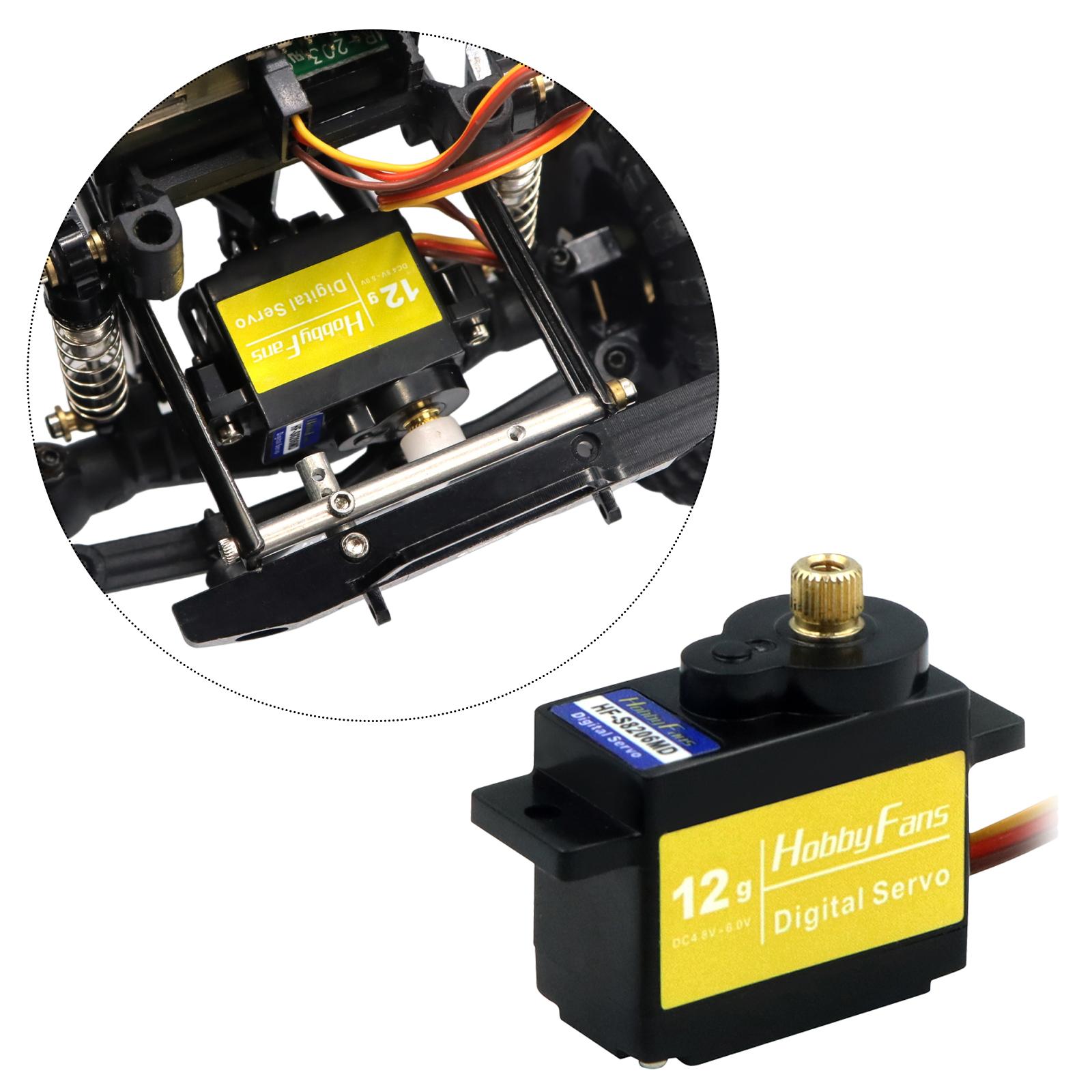 

12 G мікросерводвигун RC металевий сервопривод для SCX24 1/28 WLtoys K989 K969 K979