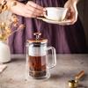 Kávovar/konvice na čaj 0,35 l French Press růžové zlato KLAUSBERG KB-7723