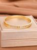 Exquisite Openable Star Bangle with Single Row Pave Diamonds - Trendy, Luxurious Statement Jewelry
