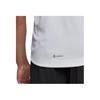 Adidas Einfarbiges Logo Lässiges Sport Feuchtigkeitstransportierendes Sporttanktop Herren Tops Weiß HP1755