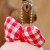 Cute Teddy Dog Plush Doll With Heart Necklace For Gift And Decor