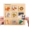 Montessori Educational Animal & Fruit Matching Jigsaw Puzzle Toy