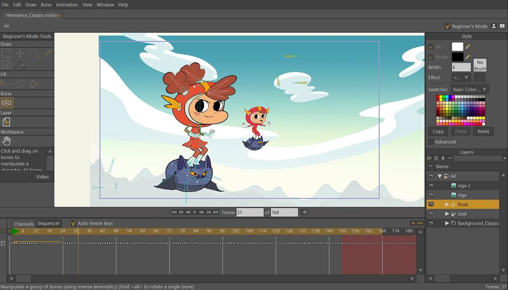 Moho Debut Create Cartoons and Animations in Minutes Software for OS 13.5 PC/Mac