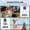 Neewer Litetrip 155cm Aluminum Travel Tripod with Ball QR Folding Video Compatible with DSLRs and Peak Design V3 Dual Center Maximum Load of 10kg