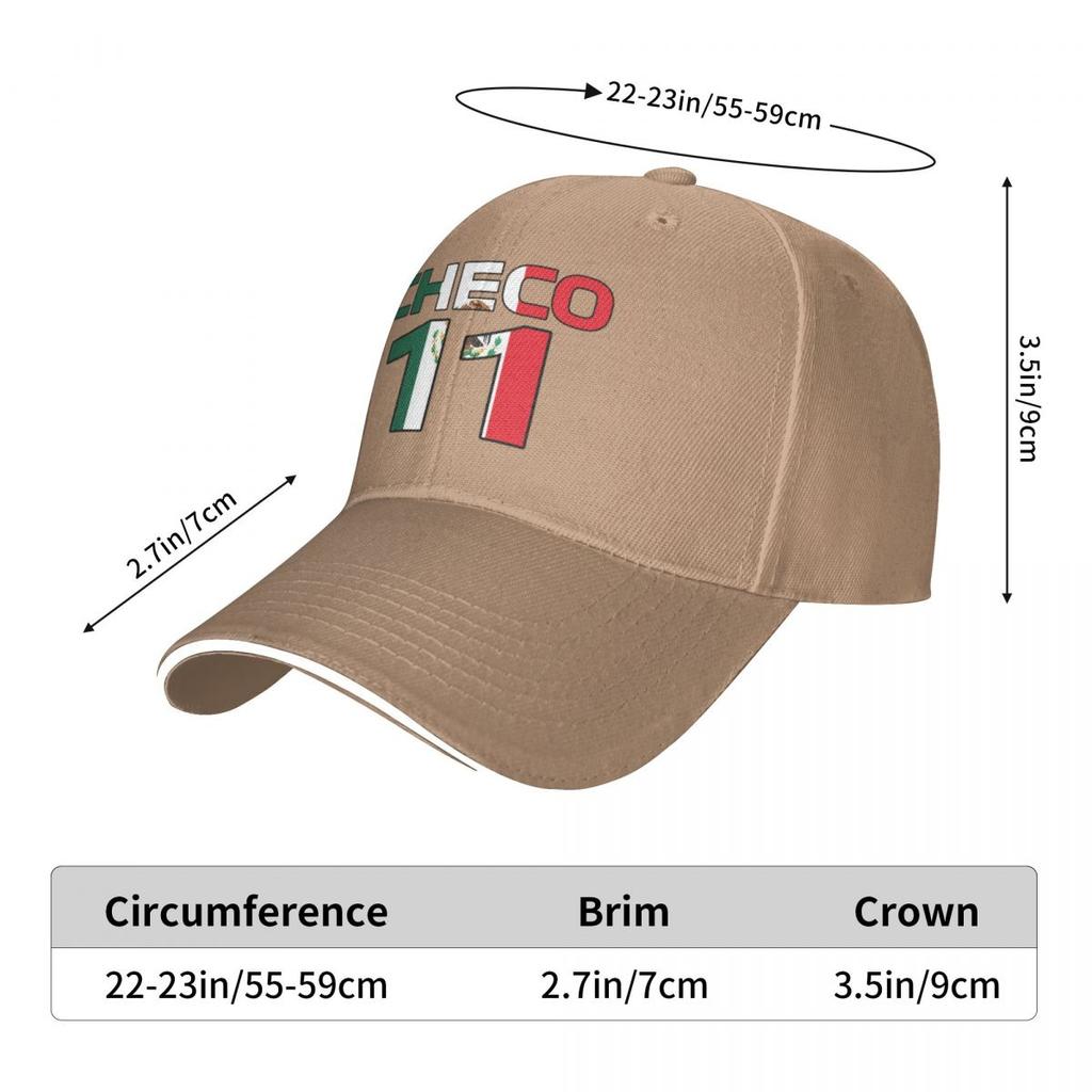 F1 2022 Checo Pérez 11 Mexiko Baseball Cap Neu im Hut Golf Hut Mann Sonnenhut für Kinder Boonie Hats Hut Unisex Damen Damen