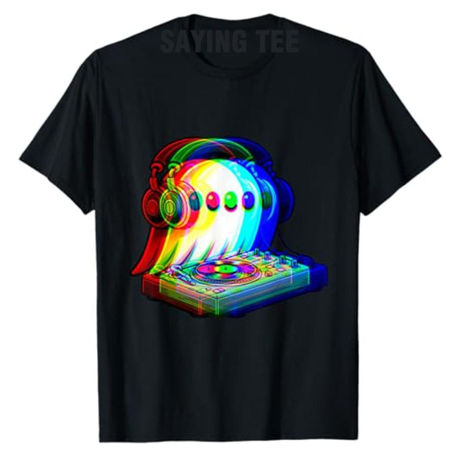 Halloween Carnival Humorous Rock Pattern Short Sleeve Shirt Y2kDJ T-shirt S