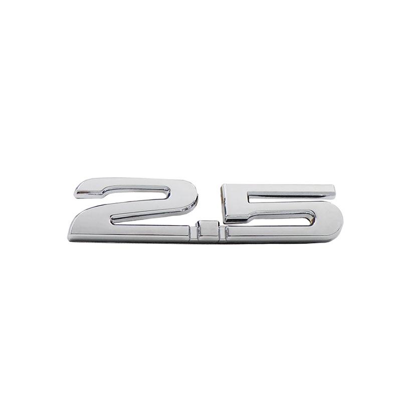 3D 2.5 for Car Fender Side Trunk Nameplate Decal Emblem Badge Sticker