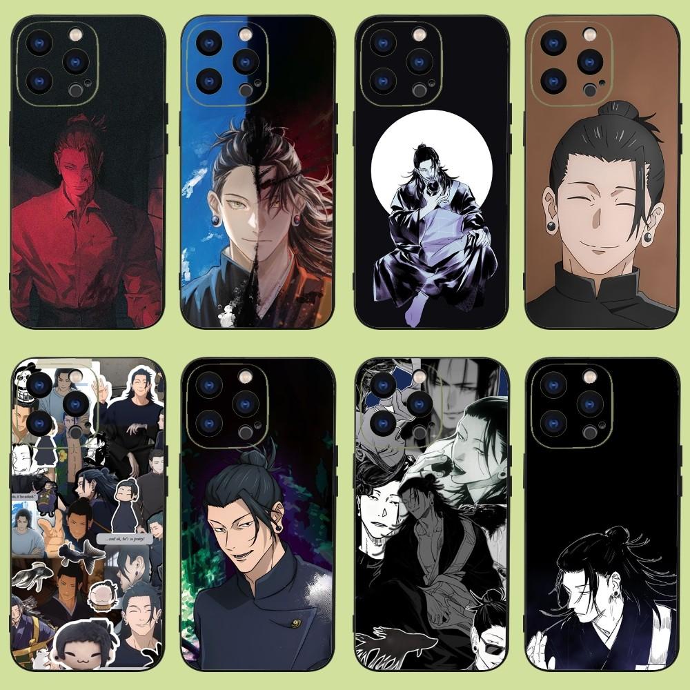 Suguru GetoS Handyhülle Für iPhone 15,14,13,12,11 Plus,Pro,Max,XR,XS,X,7,8 Plus,SE,Mini Silikon Weich