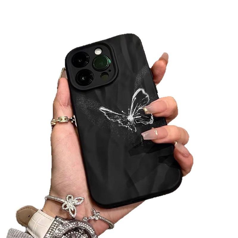 Simple Butterfly for Apple 17 Phone Case for IPhone 16 Promax Anti Drop 12/14/13 Personalized 15