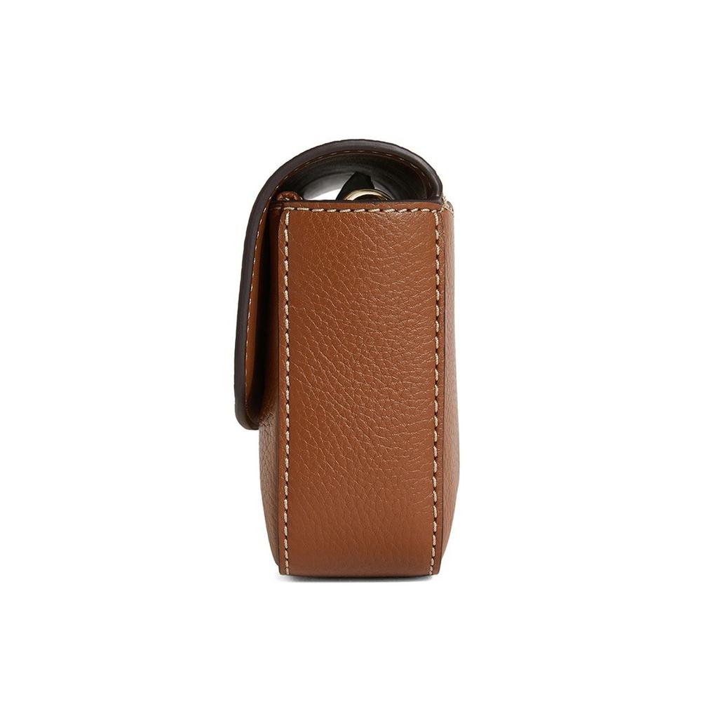 Michael Kors Classic Leather Solid Color Clutch Bag Women Shoulder Bag Brown 30T1GZYC3L-LUGGAGE